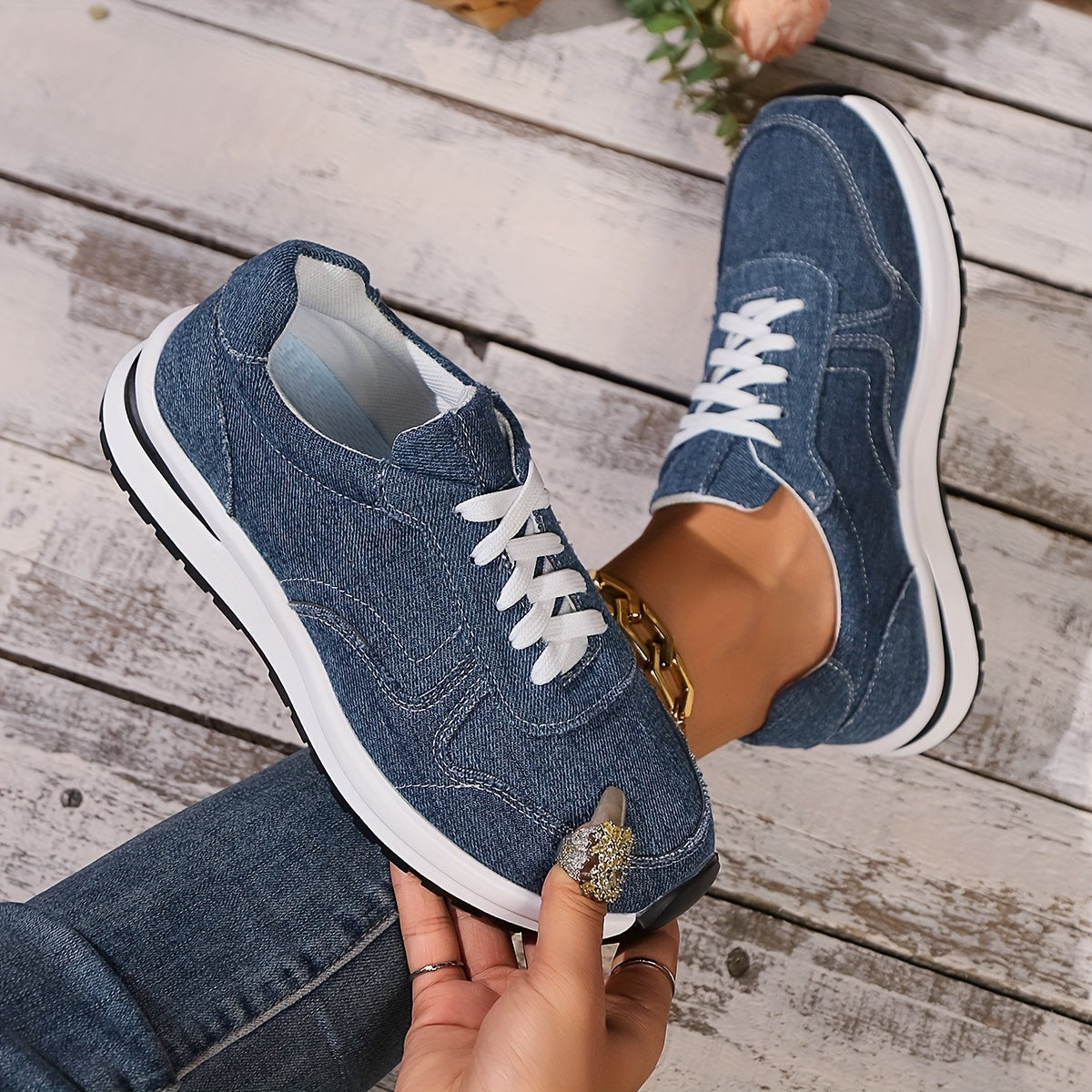 Liv™ | Chaussures de Sport Esprit Denim