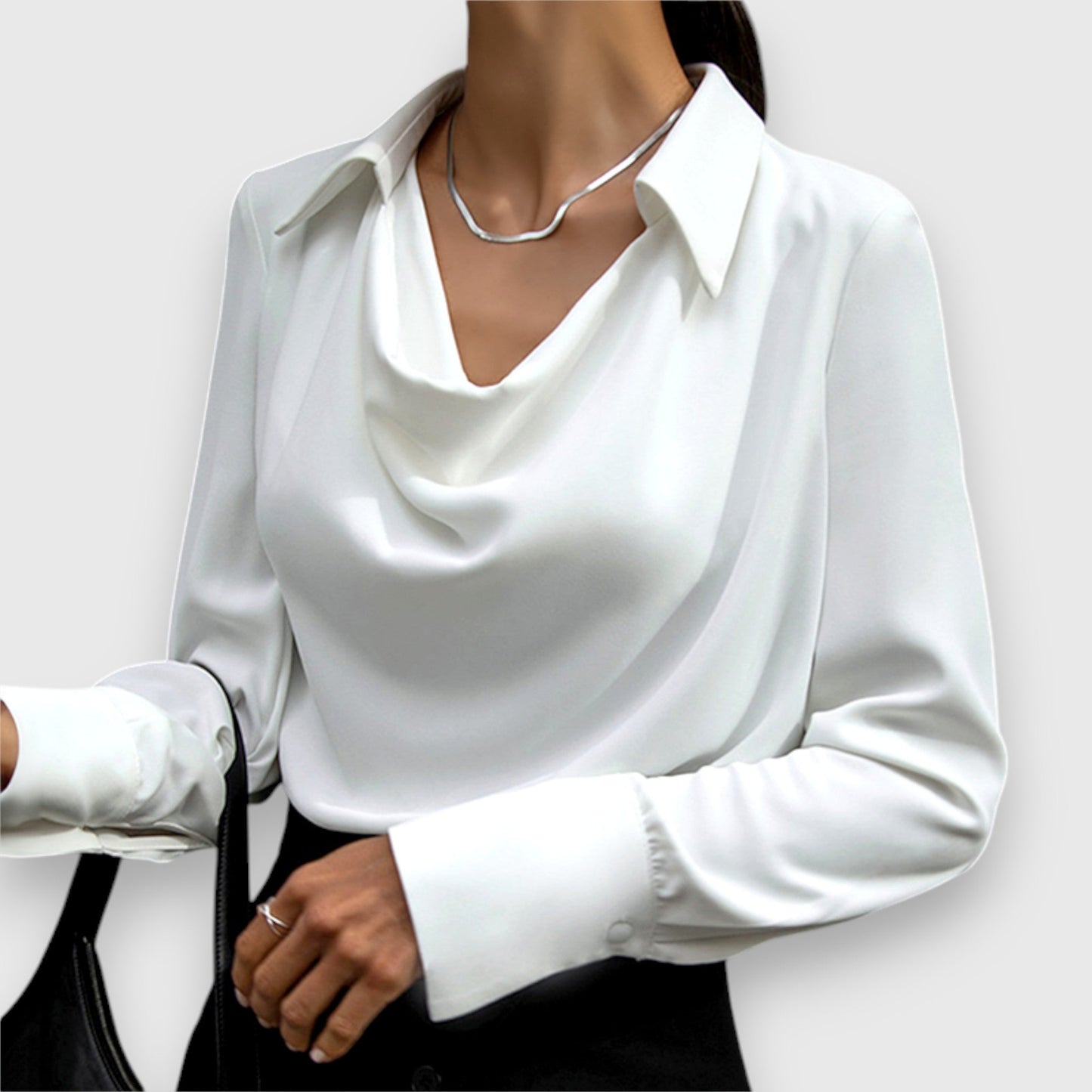 Melissa™ | Chemisier Habillé Col Fantaisie