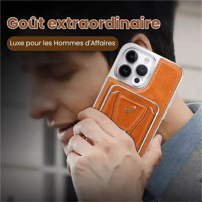 Avelio™ | Étui Luxe en Cuir Naturel