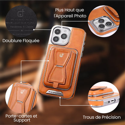 Avelio™ | Étui Luxe en Cuir Naturel