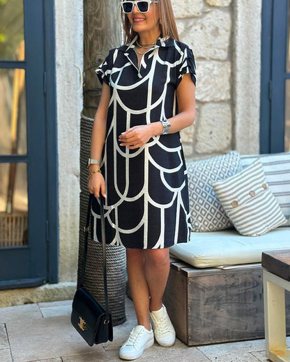 Helmi™ | Robe Midi Imprimée Femme