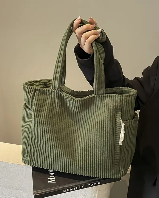 Tilda™ | Sac Cabas Velours Côtelé