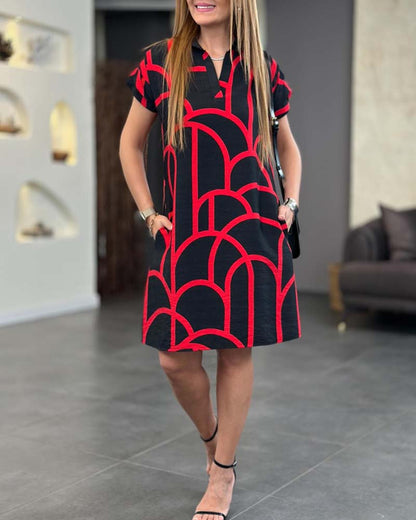 Helmi™ | Robe Midi Imprimée Femme