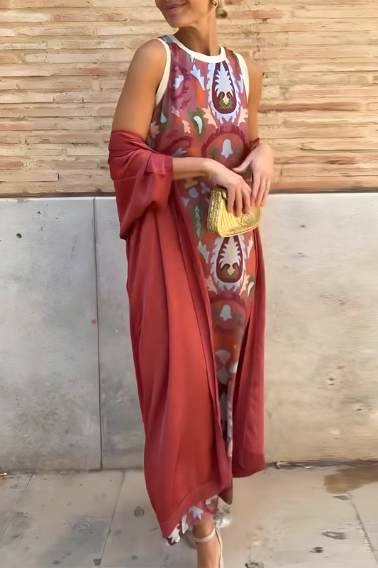 Bella™ | Ensemble Robe et Cardigan Fluide