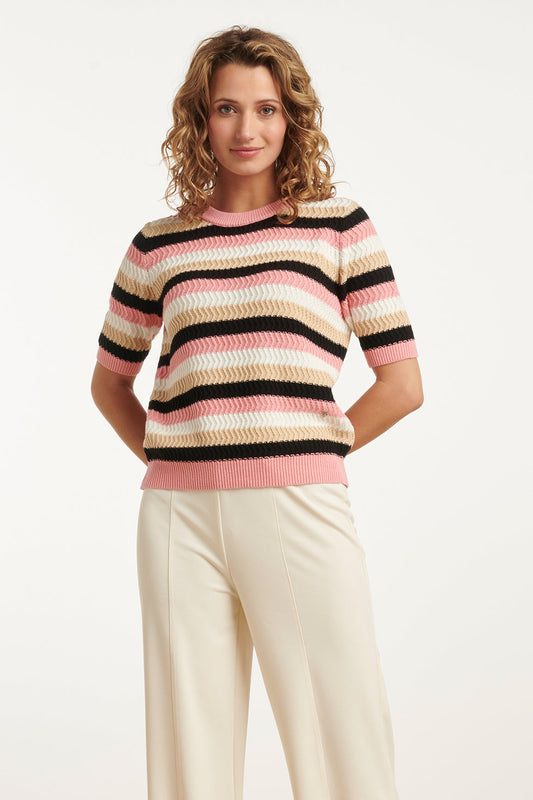 Élise™ | Pull Manches Courtes Coton