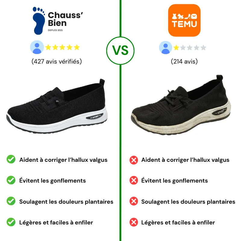 ErgoFlex+™ |  Sneaker Lacets à confort orthopédique pour femme
