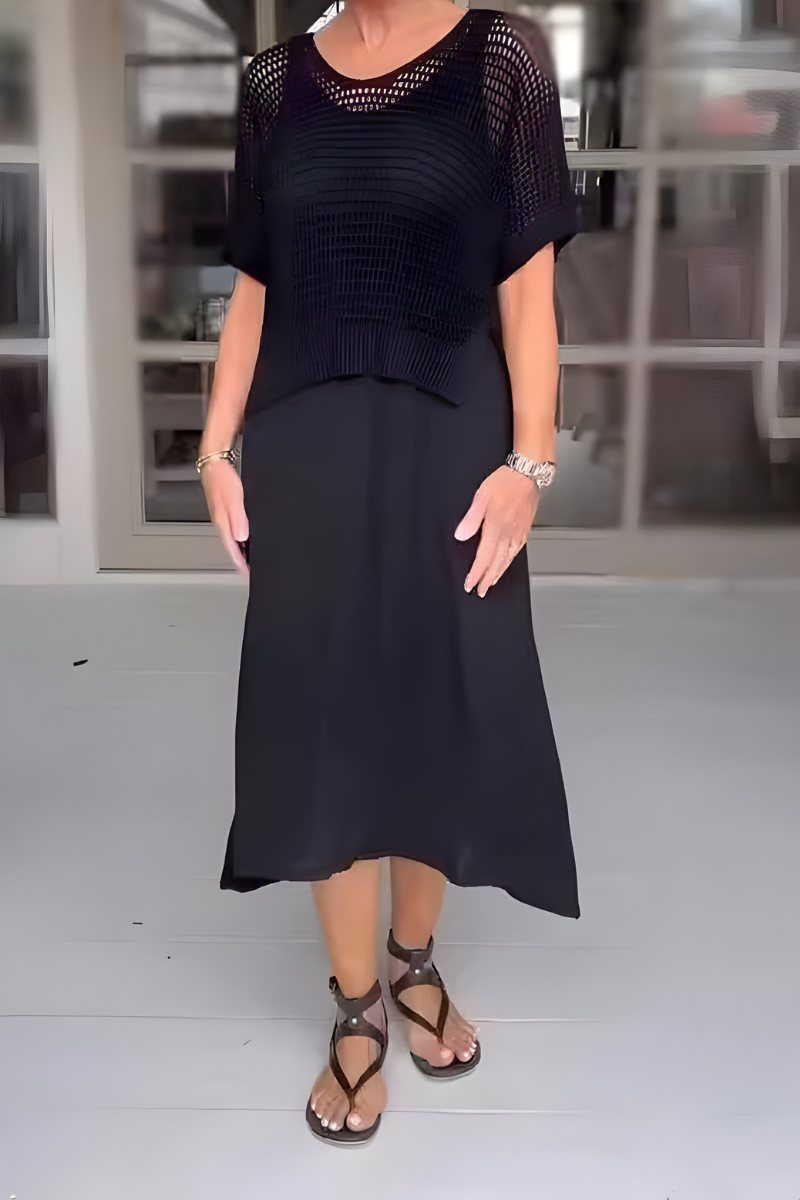 Lieke™ | Robe d'été avec haut en maille