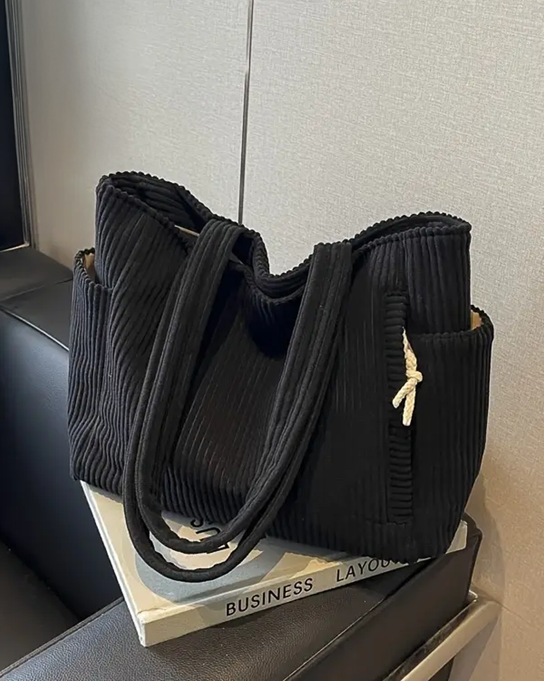 Tilda™ | Sac Cabas Velours Côtelé