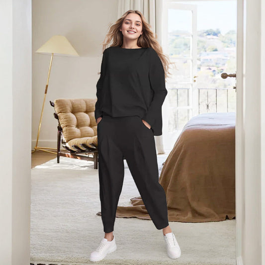 Alicia™ | Ensemble 2 Pièces Sweater et Pantalon Femme