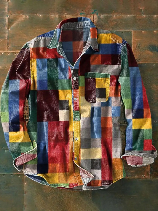 Lorcan™ | Chemise Unisexe Multicolore