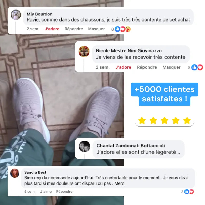 ErgoFlex+™ |  Sneaker Lacets à confort orthopédique pour femme