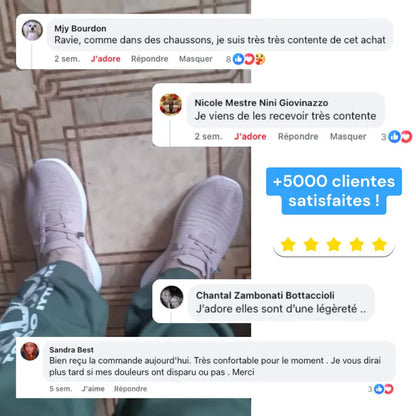 ErgoFlex+™ |  Sneaker Lacets à confort orthopédique pour femme