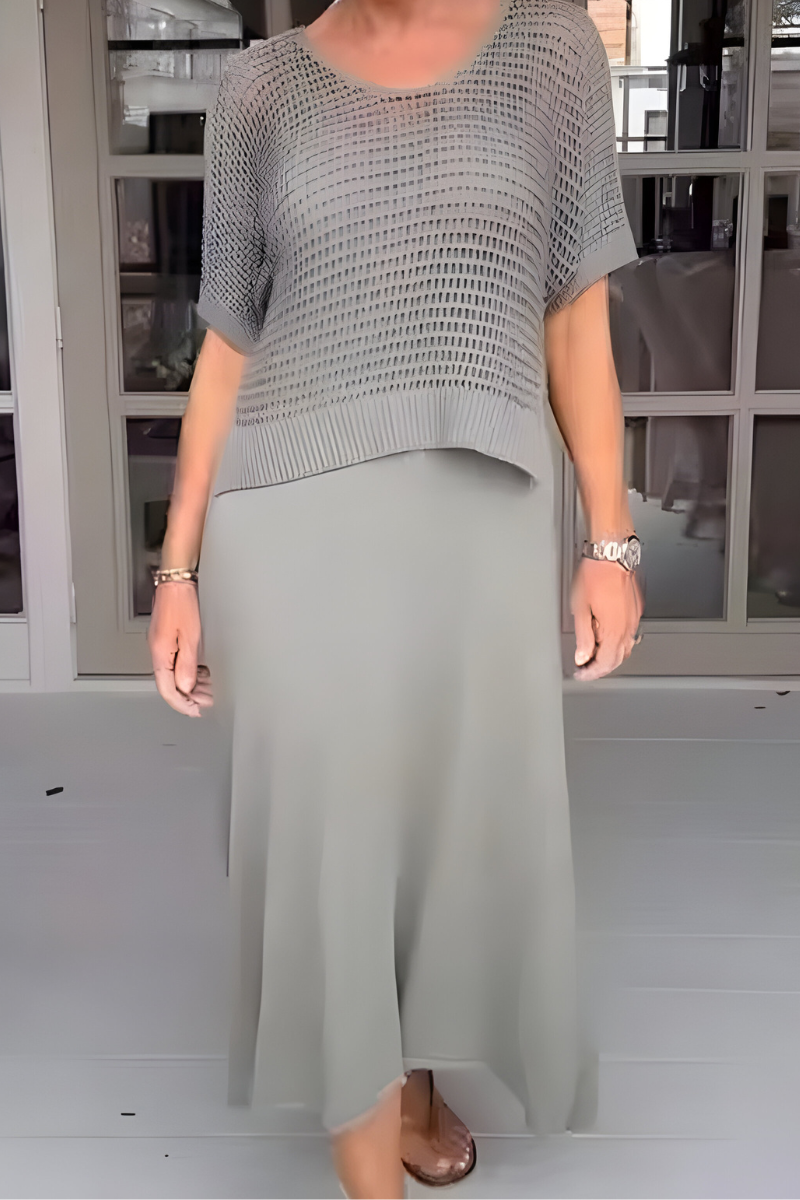 Lieke™ | Robe d'été avec haut en maille