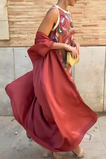 Bella™ | Ensemble Robe et Cardigan Fluide