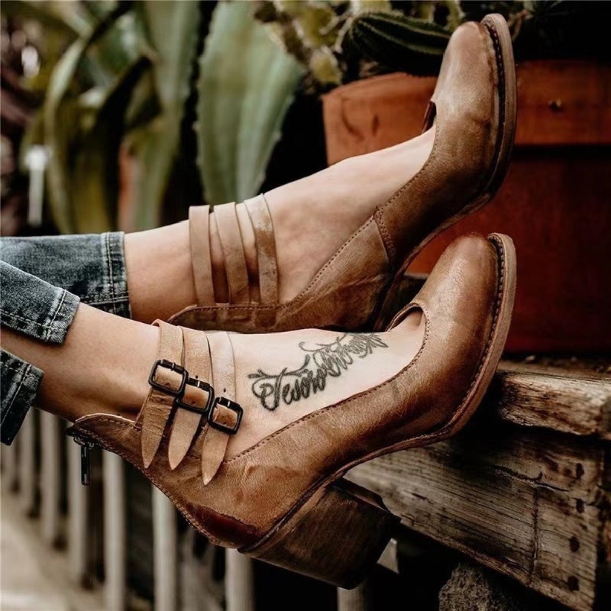 Marisa™ | Chaussures trois boucles - Femme