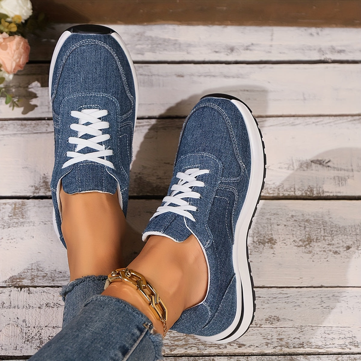 Liv™ | Chaussures de Sport Esprit Denim