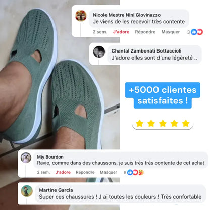 FlexiConfort ™ | Sneakers Confort Orthopédique Femme