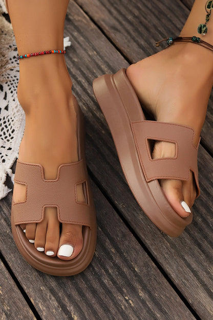 Céline™ | Mule à plateforme ajourée