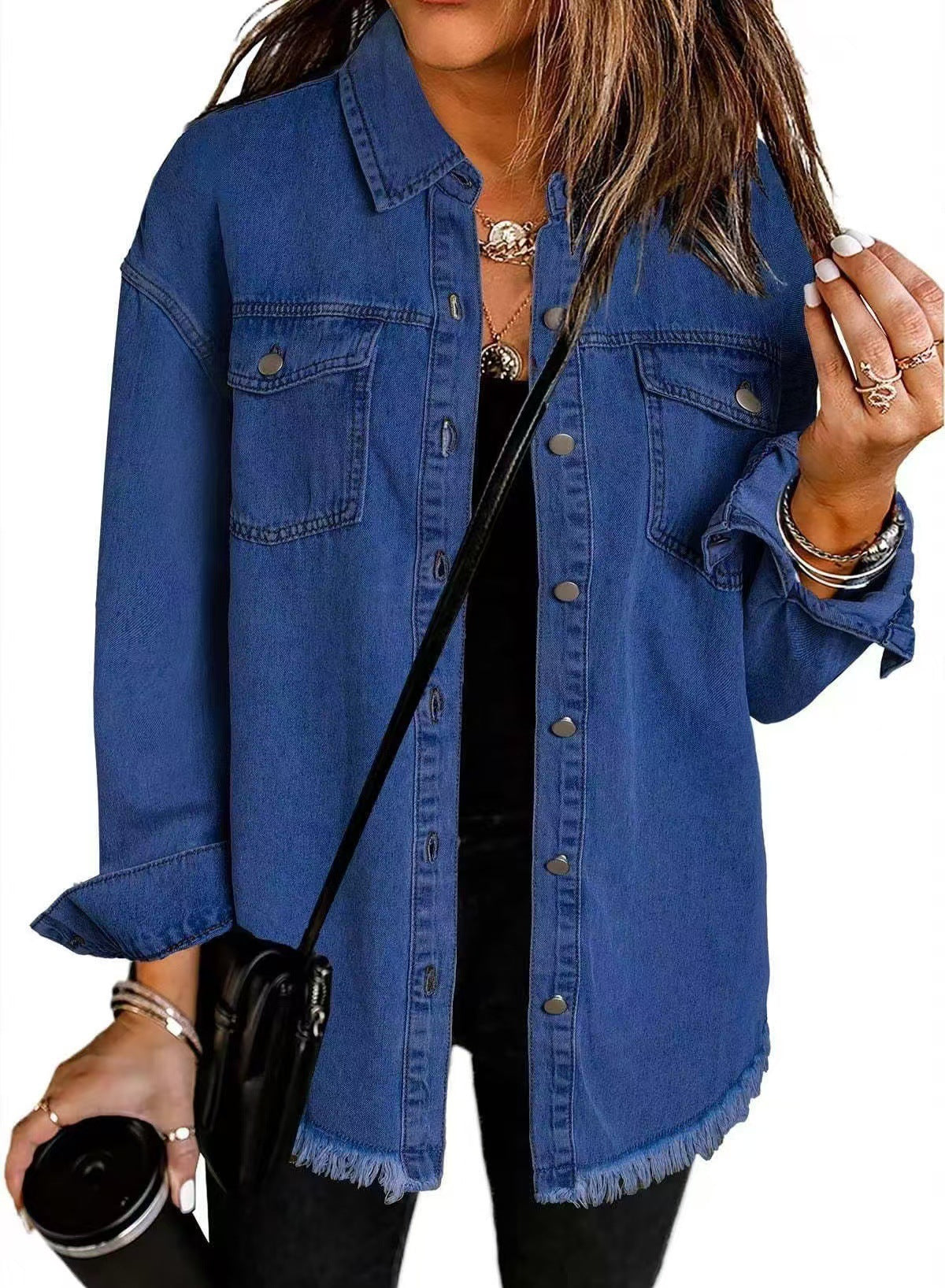 Stefania™ | Veste Denim Femme