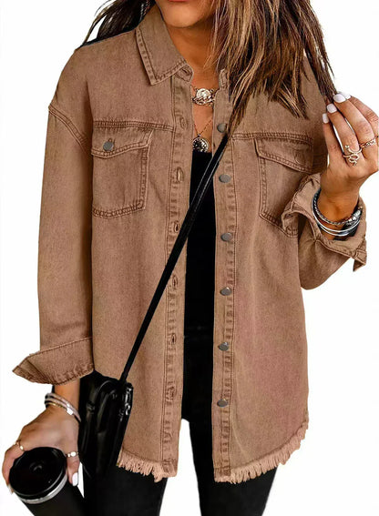 Stefania™ | Veste Denim Femme