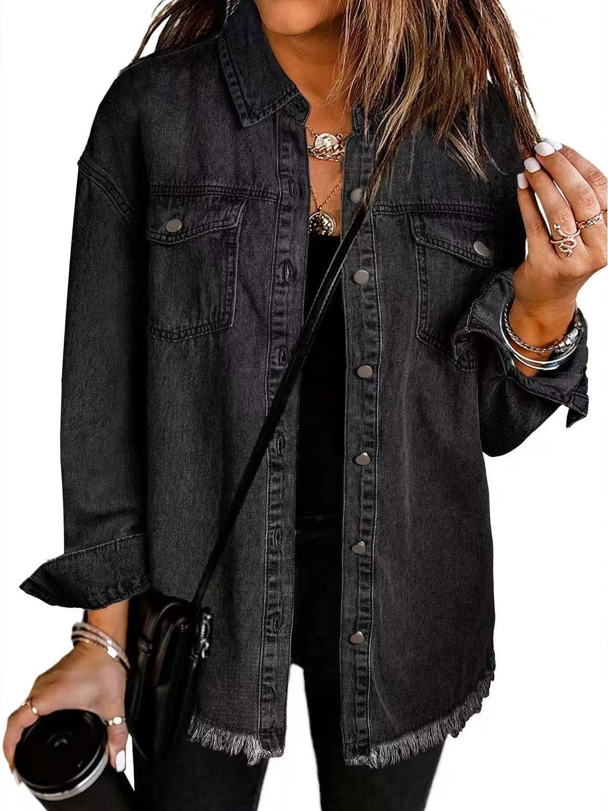 Stefania™ | Veste Denim Femme