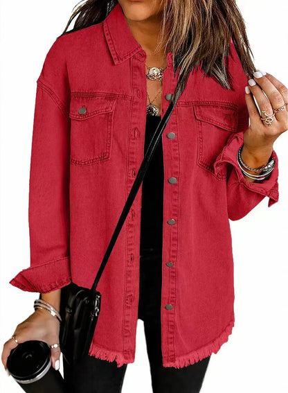 Stefania™ | Veste Denim Femme