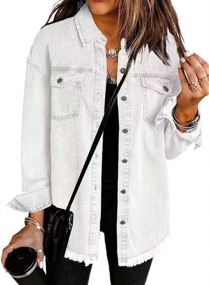 Stefania™ | Veste Denim Femme