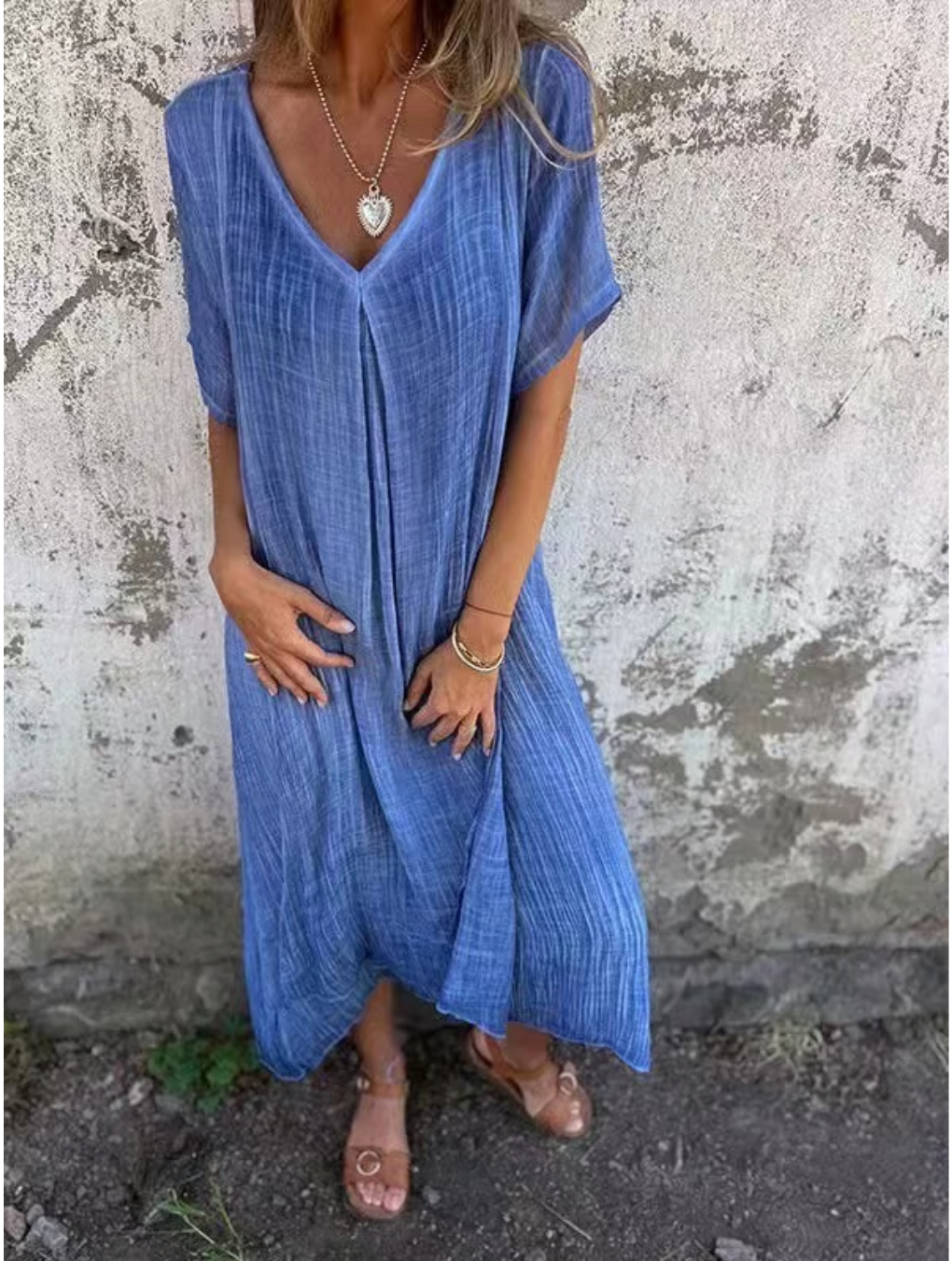 Brisane™ | Robe Bohème Lin et Coton