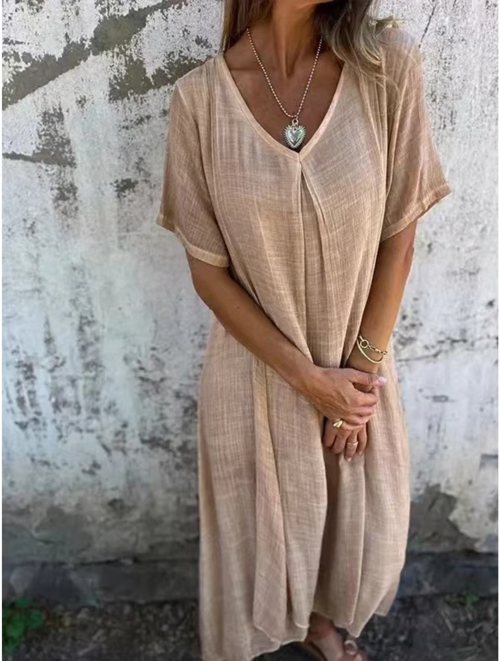 Brisane™ | Robe Bohème Lin et Coton