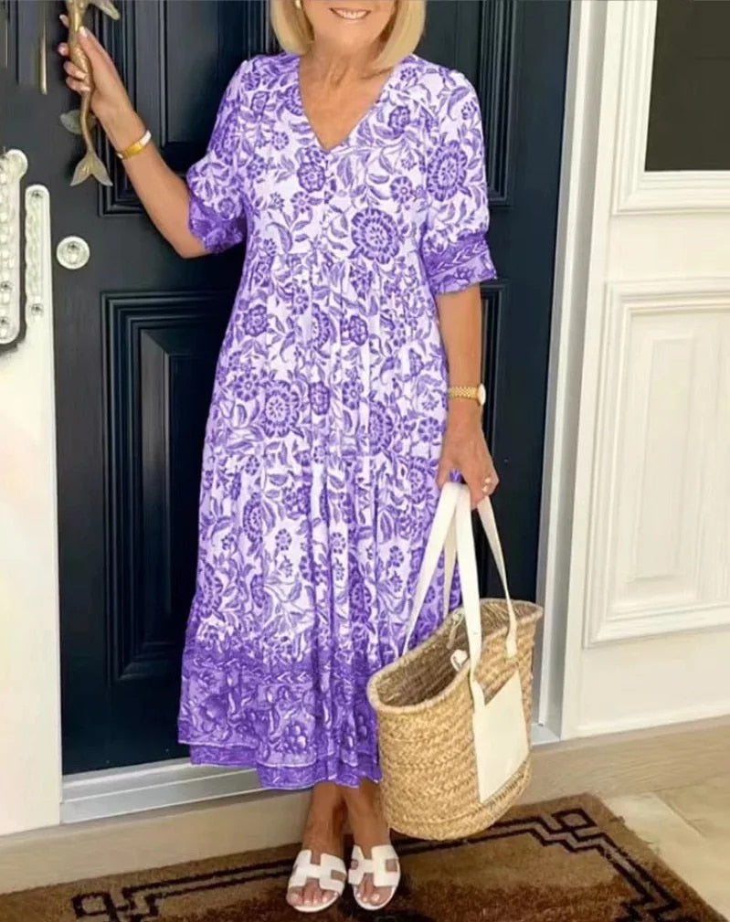 Aria™ | Robe Longue Fleurie