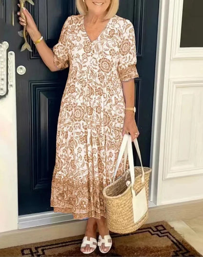 Aria™ | Robe Longue Fleurie