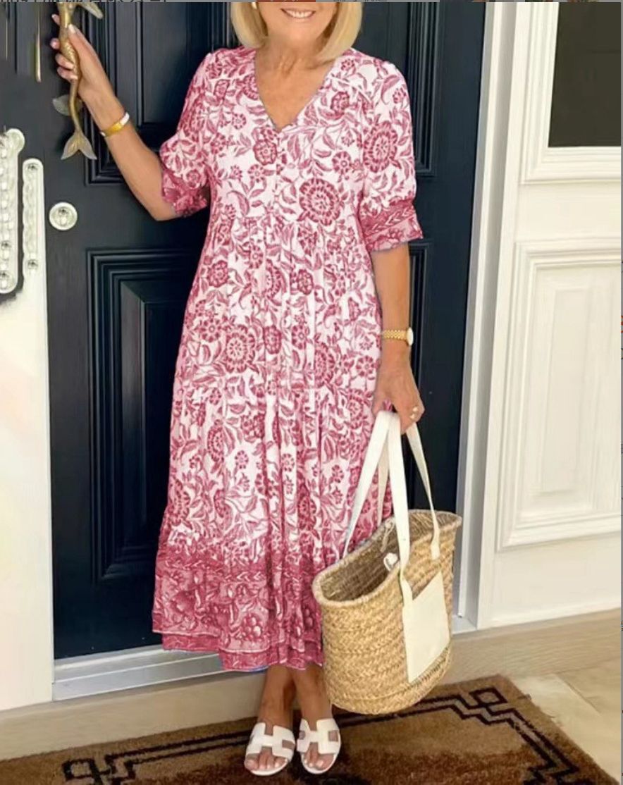Aria™ | Robe Longue Fleurie