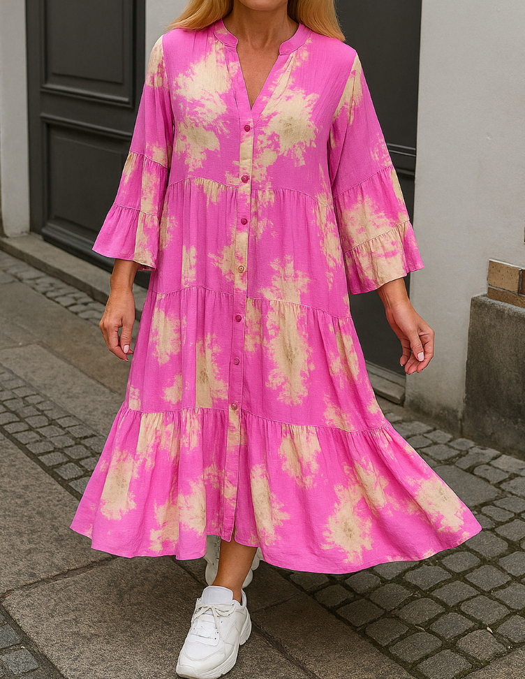 Carina™ | Robe Ample Imprimée Femme