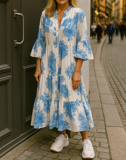 Carina™ | Robe Ample Imprimée Femme