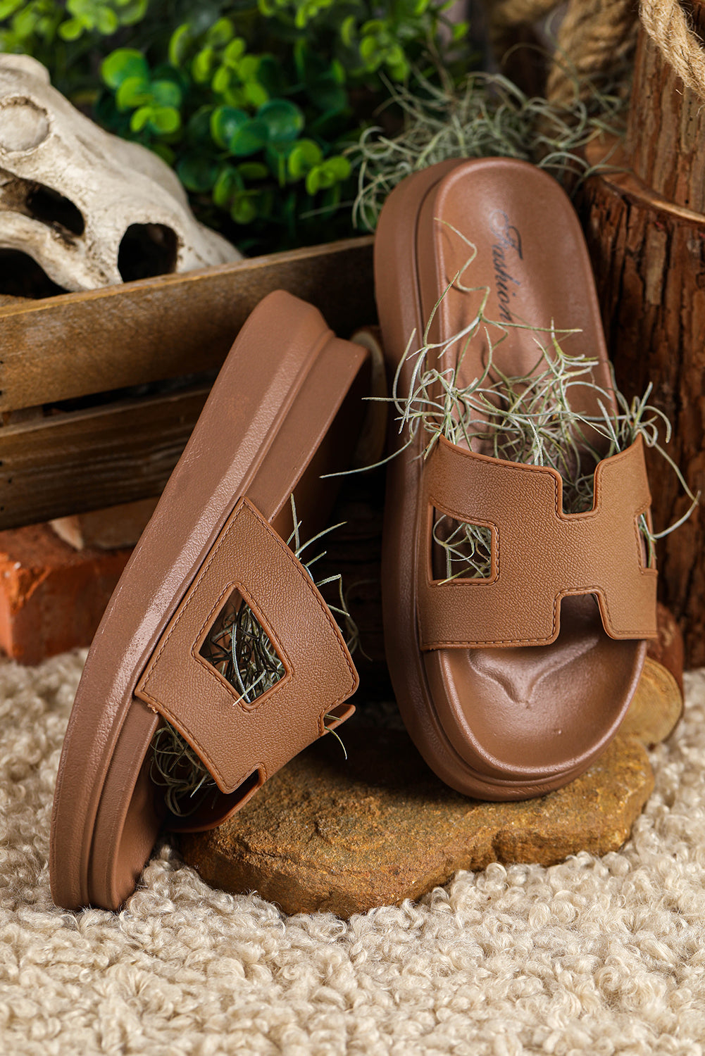 Céline™ | Mule à plateforme ajourée