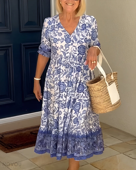 Aria™ | Robe Longue Fleurie