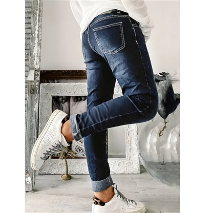 Lisa™ | Pantalon Stretch Boutons Fantaisies