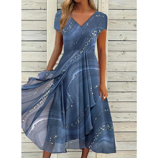 Naomie™ | Robe Midi Élégante et Moderne