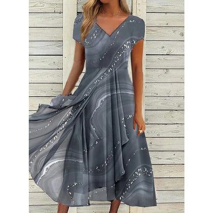Naomie™ | Robe Midi Élégante et Moderne