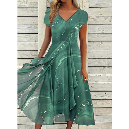 Naomie™ | Robe Midi Élégante et Moderne