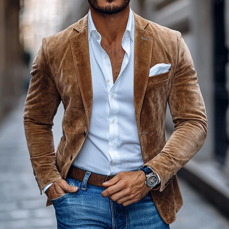 Kingston™ | Blazer en Suédine - Homme