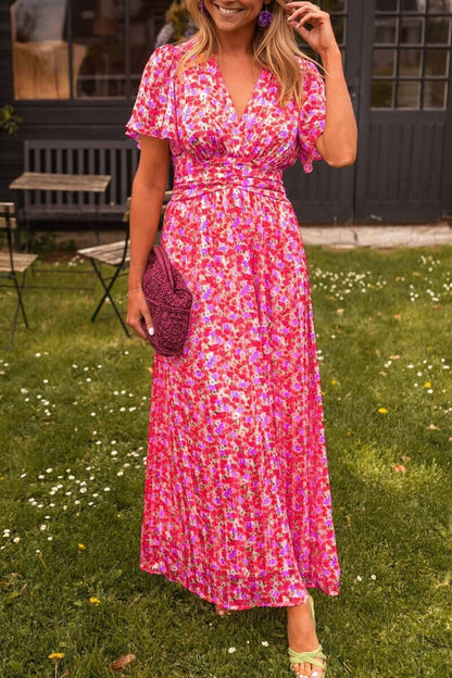 Sandra™ | Robe longue élégante à col
