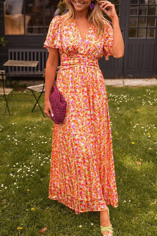 Sandra™ | Robe longue élégante à col
