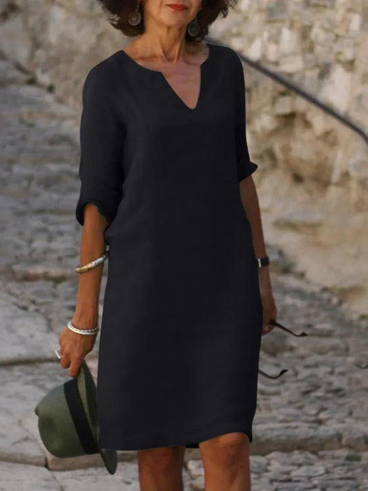 Josette™ | Robe élégante à décolleté en V