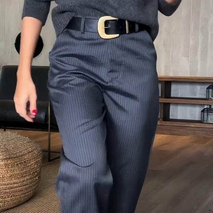 Laury™ | Pantalon Tailleur Droit Taille Haute Femme