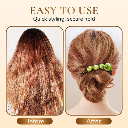 Élégante pince à cheveux pour les coiffures en arrière
