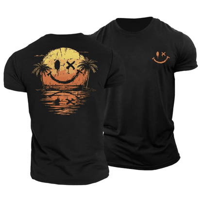 Estival Smiley ™ | Tee Shirt imprimé Mer(1+1 OFFERT)
