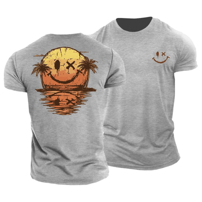 Estival Smiley ™ | Tee Shirt imprimé Mer(1+1 OFFERT)