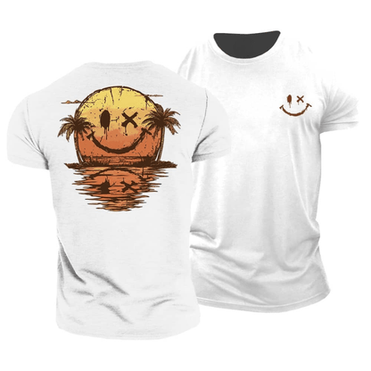 Estival Smiley ™ | Tee Shirt imprimé Mer(1+1 OFFERT)