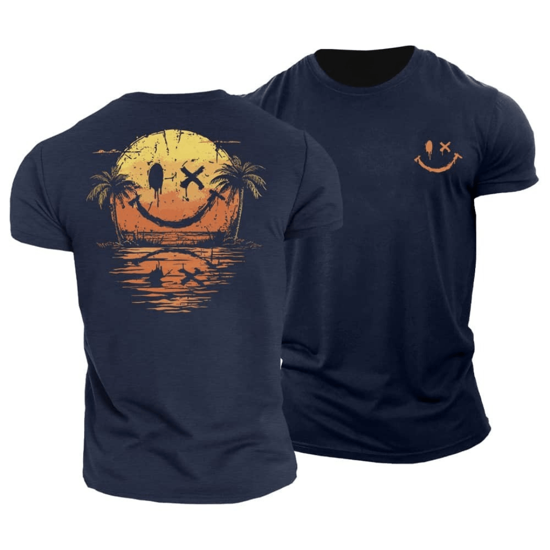 Estival Smiley ™ | Tee Shirt imprimé Mer(1+1 OFFERT)